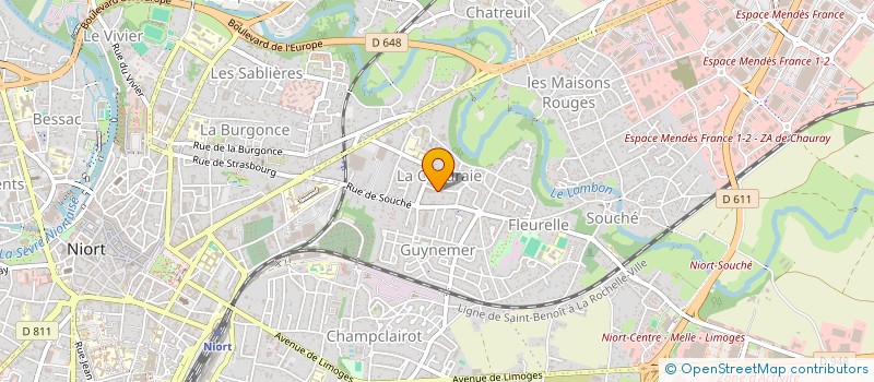 localisation de l'entreprise MONSIEUR PIERRE REBICHON à NIORT