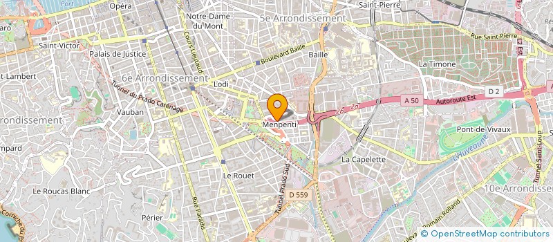 localisation de l'entreprise MONSIEUR PIERRE REBOUILLON à MARSEILLE