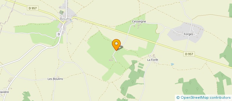 localisation de l'entreprise MONSIEUR PIERRE REBOULLEAU  BOUHY