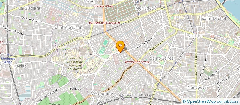 localisation de l'entreprise MONSIEUR PIERRE RECAPET  BORDEAUX