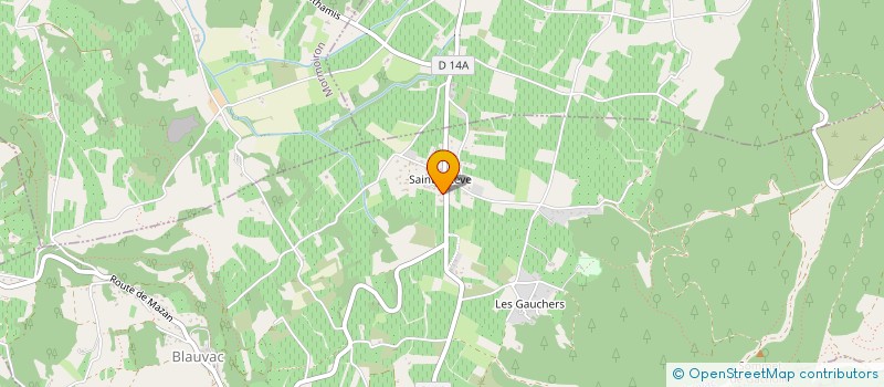 localisation de l'entreprise MONSIEUR PIERRE RECCO  BLAUVAC