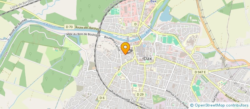 localisation de l'entreprise MONSIEUR PIERRE RECONDO à DAX