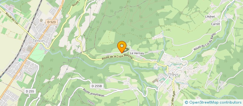 localisation de l'entreprise MONSIEUR PIERRE RECORDON  THEYS