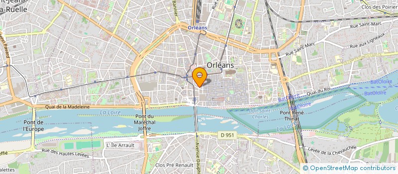 localisation de l'entreprise MONSIEUR PIERRE REDON  ORLEANS