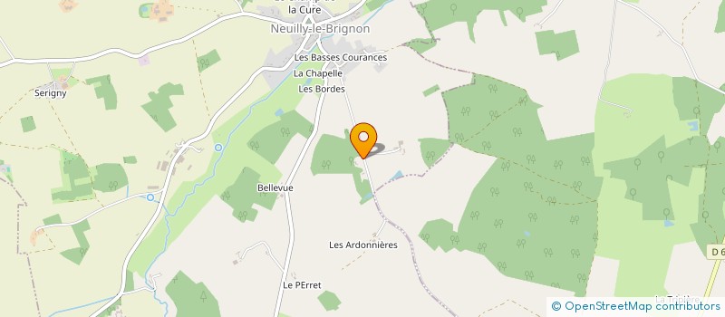 localisation de l'entreprise MONSIEUR PIERRE REDOUIN  NEUILLY-LE-BRIGNON