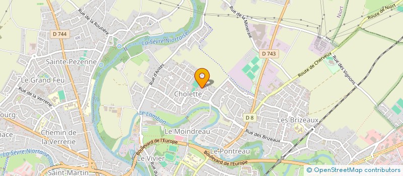 localisation de l'entreprise MONSIEUR PIERRE REFAUVELET NYOBE  NIORT