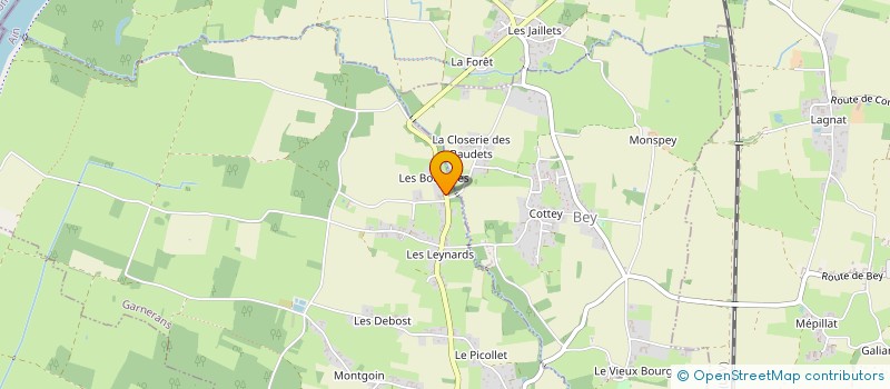 localisation de l'entreprise MONSIEUR PIERRE REGAD à GARNERANS