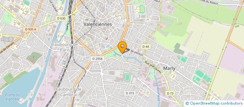 localisation de l'entreprise MONSIEUR PIERRE-REGIS CAILLE  VALENCIENNES