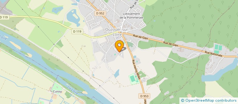 localisation de l'entreprise MONSIEUR PIERRE REGNIER à OUZOUER-SUR-LOIRE
