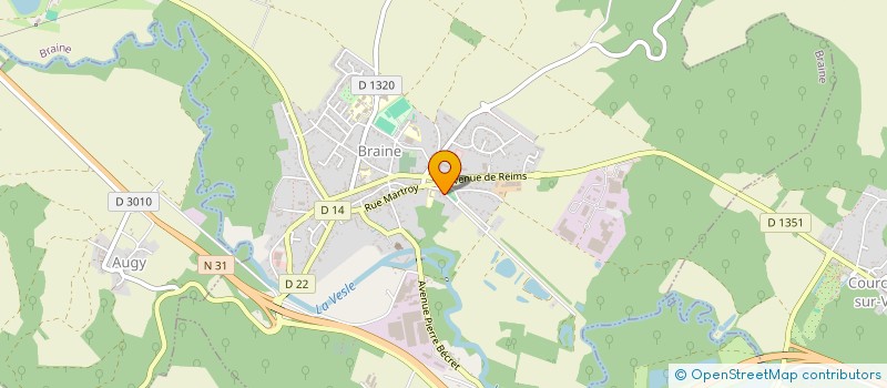 localisation de l'entreprise MONSIEUR PIERRE REIBEL à BRAINE