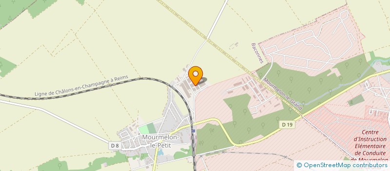 localisation de l'entreprise MONSIEUR PIERRE REICHART  BOUY