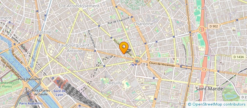 localisation de l'entreprise MONSIEUR PIERRE REIGNIER  PARIS