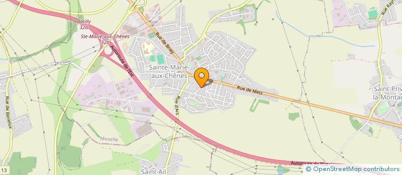 localisation de l'entreprise MONSIEUR PIERRE REIGNIER  SAINTE-MARIE-AUX-CHENES