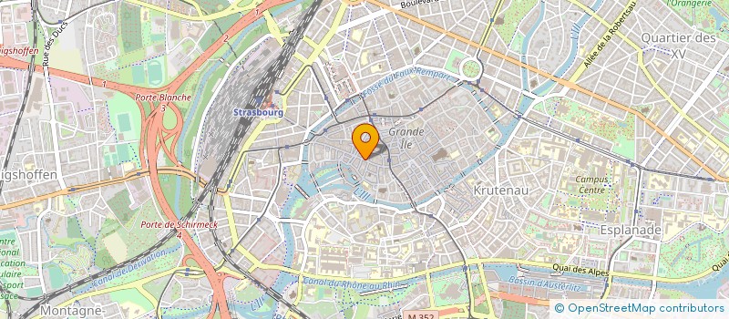 localisation de l'entreprise MONSIEUR PIERRE REINERT à STRASBOURG