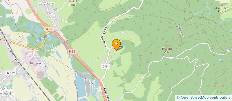 localisation de l'entreprise MONSIEUR PIERRE REINHARDT  SAINT-DIE-DES-VOSGES