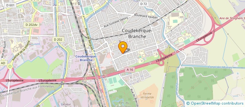 localisation de l'entreprise MONSIEUR PIERRE REMENT  COUDEKERQUE-BRANCHE