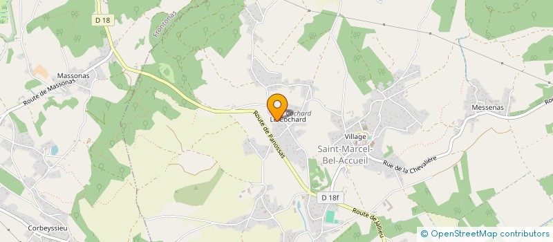 localisation de l'entreprise MONSIEUR PIERRE-REMI CHAUVEAU  SAINT-MARCEL-BEL-ACCUEIL