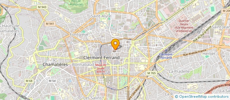 localisation de l'entreprise MONSIEUR PIERRE RENARD  CLERMONT-FERRAND