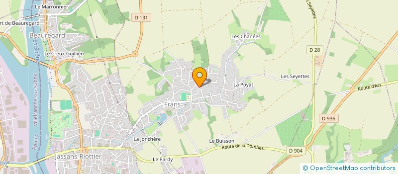 localisation de l'entreprise MONSIEUR PIERRE RENARD à FRANS