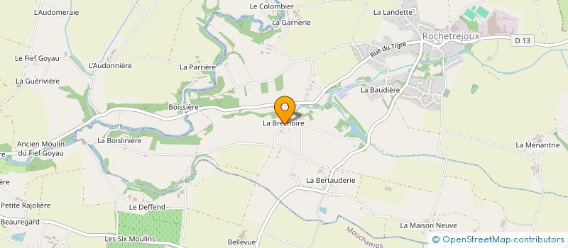 localisation de l'entreprise MONSIEUR PIERRE RENAULT à ROCHETREJOUX