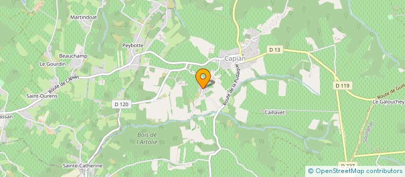 localisation de l'entreprise MONSIEUR PIERRE RENIER  CAPIAN