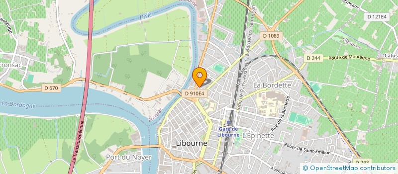 localisation de l'entreprise MONSIEUR PIERRE RENOLLET à LIBOURNE