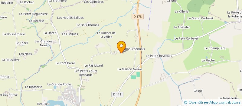 localisation de l'entreprise MONSIEUR PIERRE RENOUARD  MOUTIERS