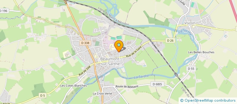 localisation de l'entreprise MONSIEUR PIERRE RENOULT à BEAUMONT-SUR-SARTHE