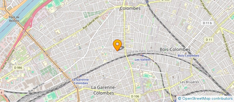 localisation de l'entreprise MONSIEUR PIERRE RENOUT à COLOMBES