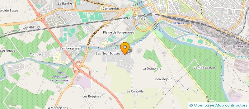 localisation de l'entreprise MONSIEUR PIERRE RESSEGUIER à BEZIERS