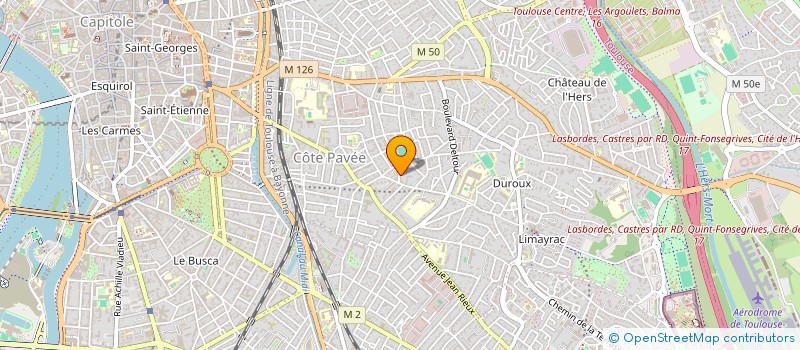 localisation de l'entreprise MONSIEUR PIERRE RESTES  TOULOUSE