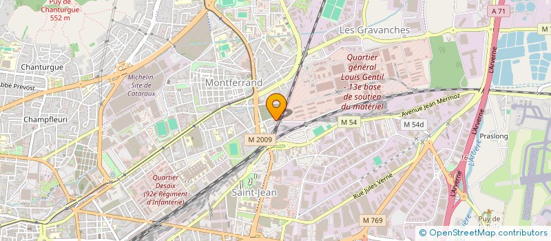 localisation de l'entreprise MONSIEUR PIERRE REUGE  CLERMONT-FERRAND