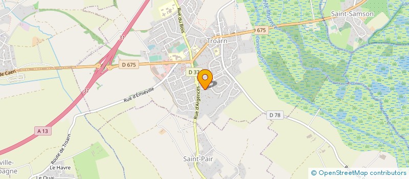 localisation de l'entreprise MONSIEUR PIERRE REVELUT  TROARN