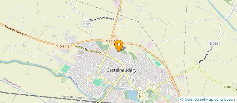 localisation de l'entreprise MONSIEUR PIERRE REVERDY  CASTELNAUDARY