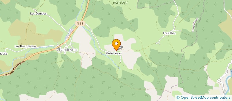 localisation de l'entreprise MONSIEUR PIERRE REVERSAT  MONT LOZERE ET GOULET