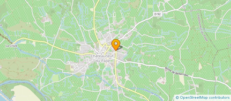 localisation de l'entreprise MONSIEUR PIERRE REVOLTIER  CHATEAUNEUF-DU-PAPE