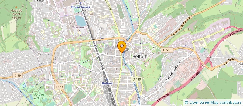 localisation de l'entreprise MONSIEUR PIERRE REY à BELFORT