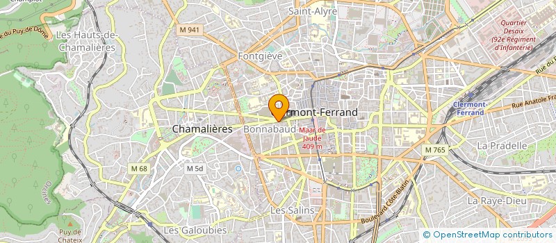 localisation de l'entreprise MONSIEUR PIERRE REY à CLERMONT-FERRAND