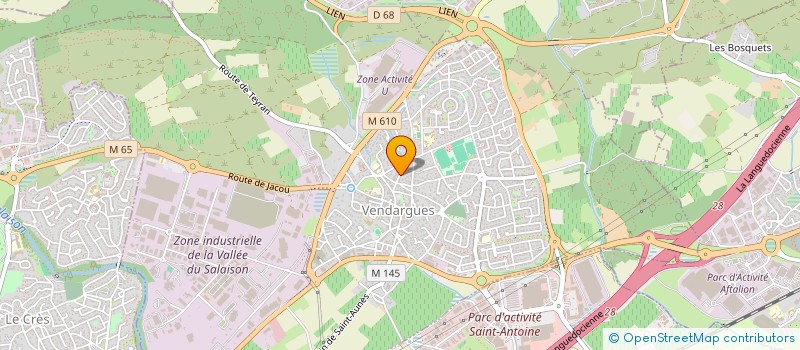 localisation de l'entreprise MONSIEUR PIERRE REYBAUD à VENDARGUES