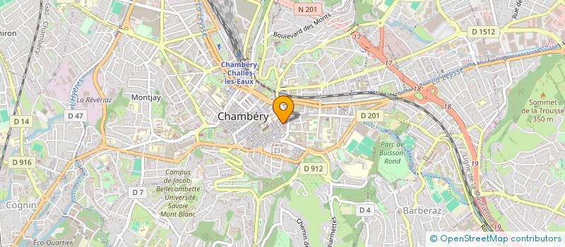 localisation de l'entreprise MONSIEUR PIERRE REYMOND à CHAMBERY
