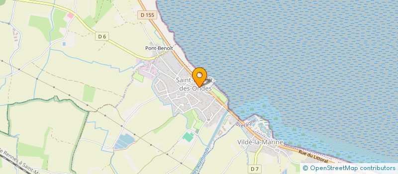 localisation de l'entreprise MONSIEUR PIERRE REZETTE  SAINT-BENOIT-DES-ONDES