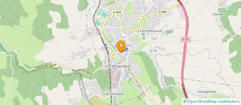 localisation de l'entreprise MONSIEUR PIERRE RIBADIER  SAINT-CHELY-D'APCHER