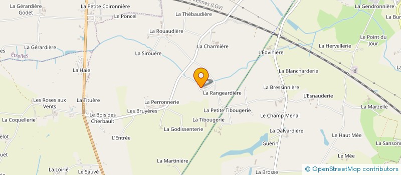 localisation de l'entreprise MONSIEUR PIERRE RIBAULT  ARGENTRE-DU-PLESSIS