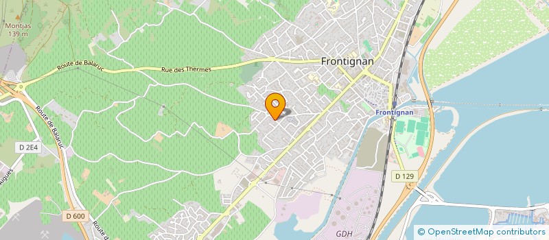 localisation de l'entreprise MONSIEUR PIERRE RIBES  FRONTIGNAN