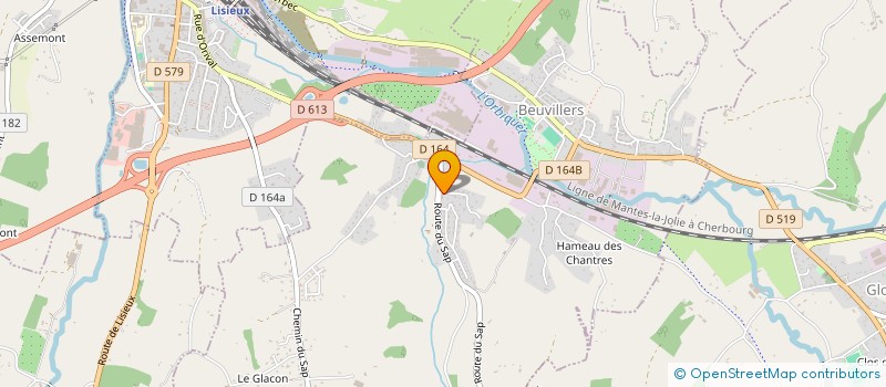 localisation de l'entreprise MONSIEUR PIERRE RIBSTEIN  BEUVILLERS