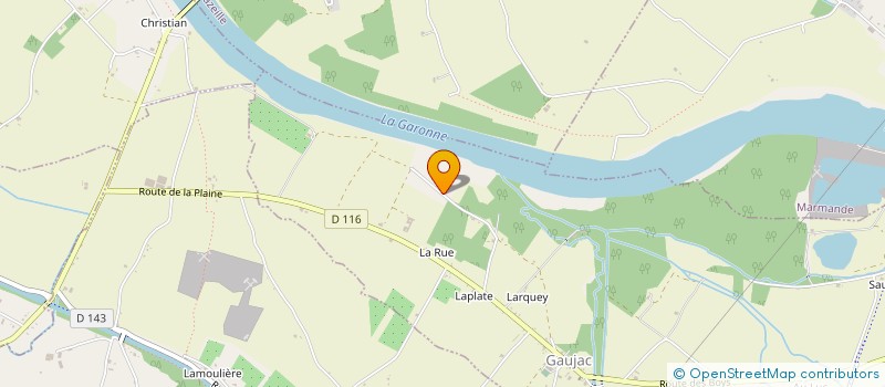 localisation de l'entreprise MONSIEUR PIERRE RICARD  GAUJAC