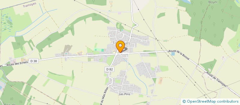 localisation de l'entreprise MONSIEUR PIERRE RICARDO  TRAMOYES