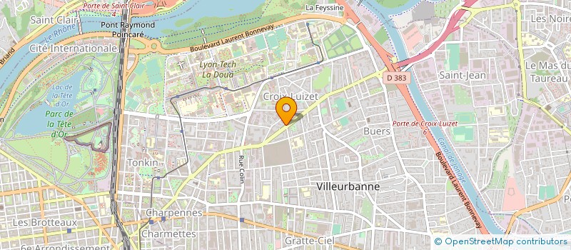 localisation de l'entreprise MONSIEUR PIERRE RICHARD à VILLEURBANNE