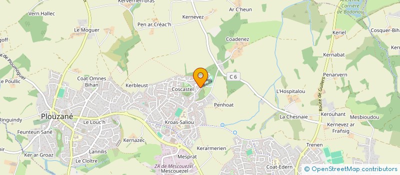 localisation de l'entreprise MONSIEUR PIERRE RICHARD  PLOUZANE