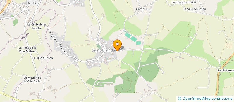 localisation de l'entreprise MONSIEUR PIERRE RICHARD  SAINT-BRANDAN